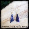 Amethyst Druzy Earrings