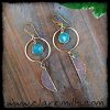 Cali Chalcedony and Druzy Earrings