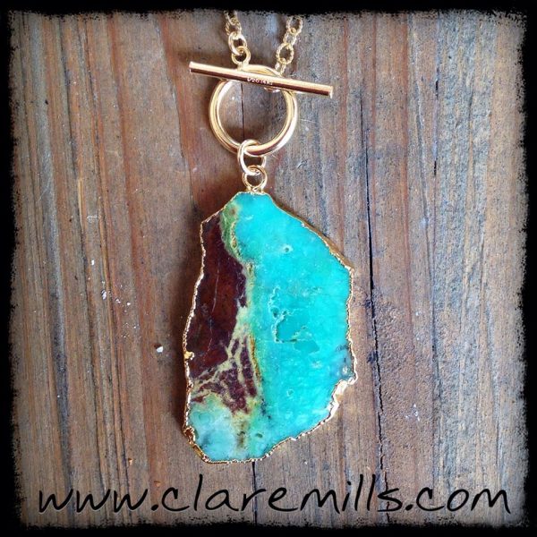 Chrysoprase and Smoky Topaz