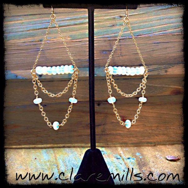 Ethiopian Opal Earrings