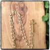 Gold Sideways Cross Necklace
