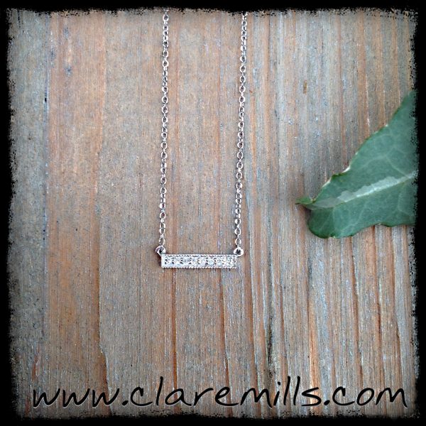 Mayes White Gold Diamond Necklace