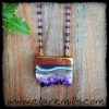 Stalactite on Amethyst