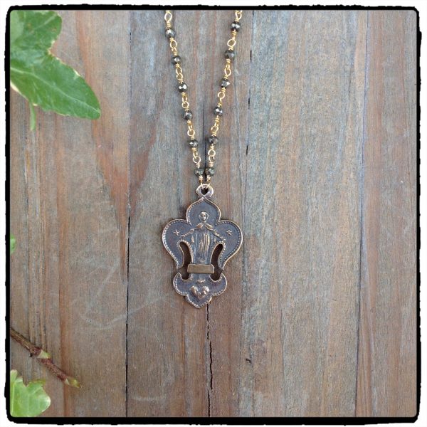 Fleur de Lis on Pyrite