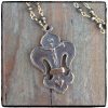 Fleur de Lis on Pyrite