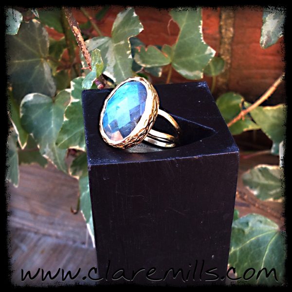 Faceted Bezel Lab Ring (Copy)