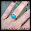 Faceted Turquoise Ring