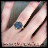 Navy Blue Druzy Ring (Copy)