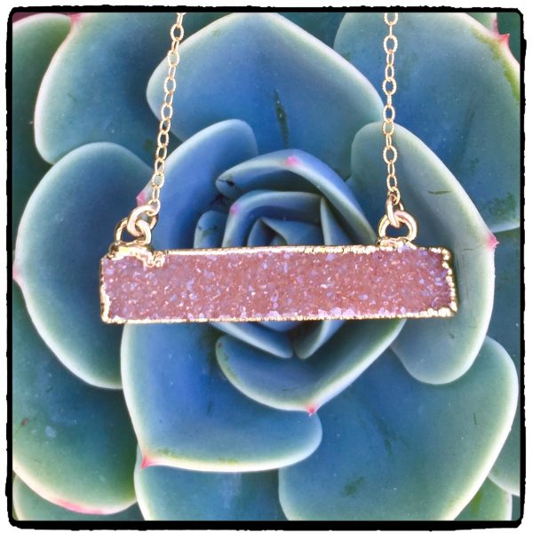 Rectangle Druzy Bar