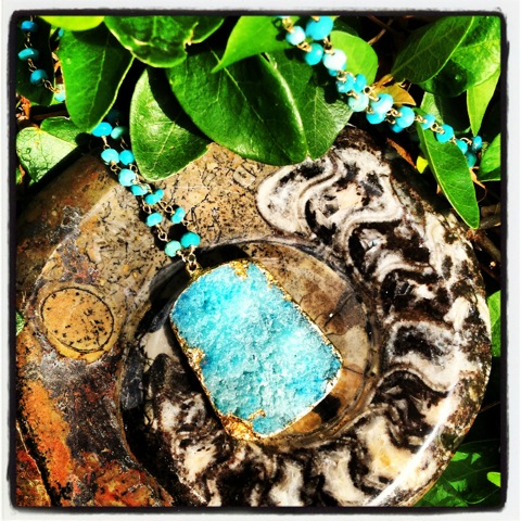 Halle Hemimorphite Necklace (Copy)
