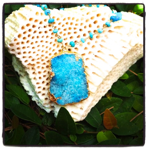 Halle Hemimorphite Necklace (Copy)