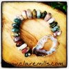 Agate Slice on African Jasper
