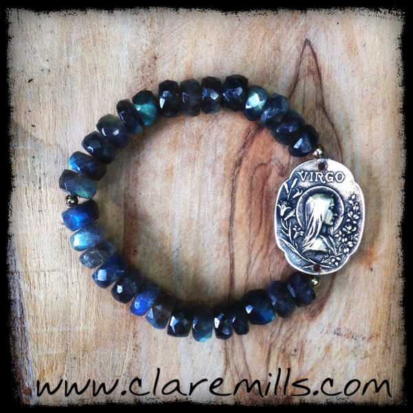 Our Lady of Lourdes & Labradorite Bracelet