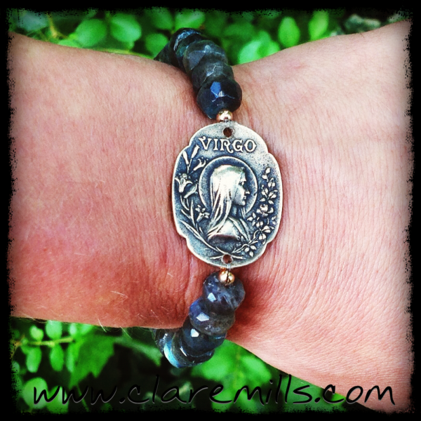 Our Lady of Lourdes & Labradorite Bracelet