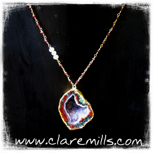Arden Geode Necklace