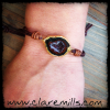 Geode on Leather