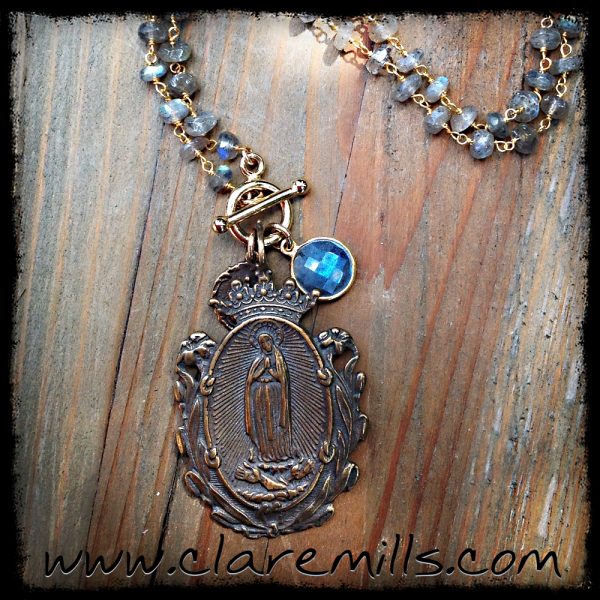 Our Lady of Guadalupe on Labradorite (Copy)