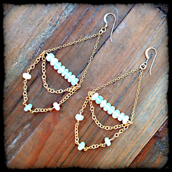 Ethiopian Opal Earrings