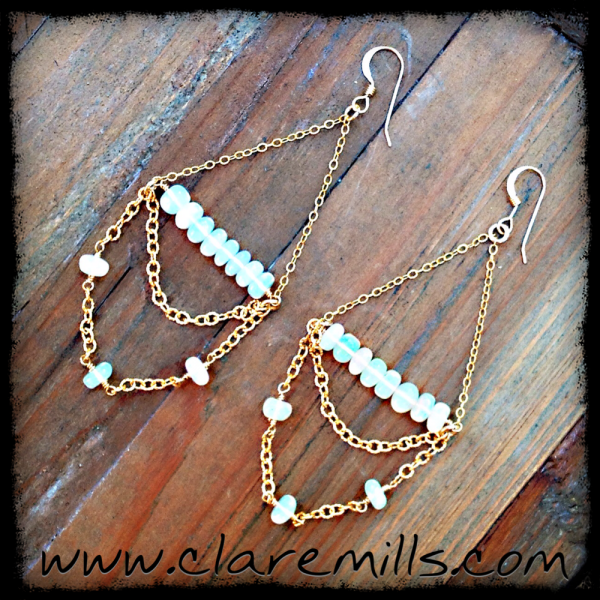 Ethiopian Opal Earrings