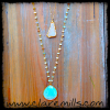 Citrine Druzy Necklace