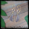 Taupe Druzy Earrings