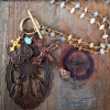 Holy Monstrance on Mexican Opal
