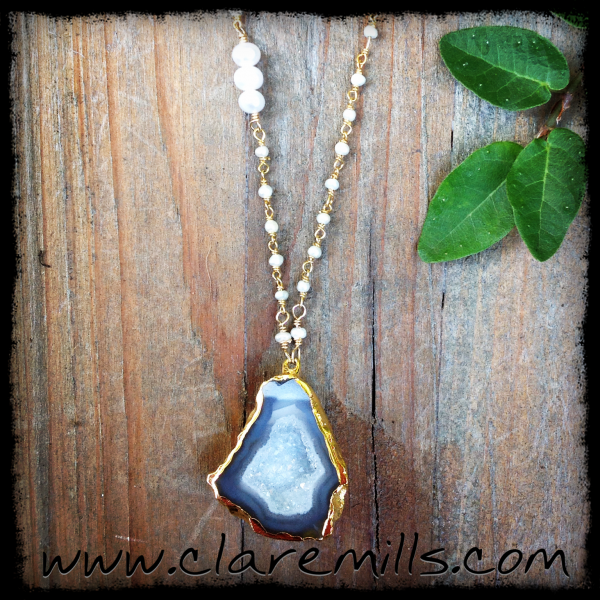 Remy Geode Necklace