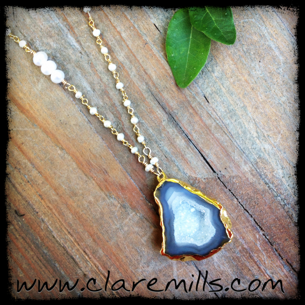 Remy Geode Necklace