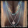 † Our Lady with Fleur de Lis † Multi Strand Necklace