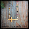 Sideways Cross on Tourmaline