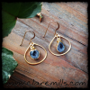Burma Baby Geode Earrings