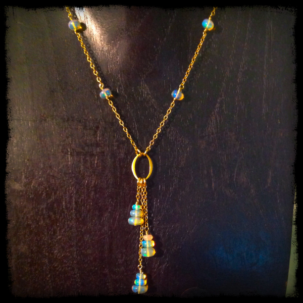 Ella Ethiopian Opal Necklace
