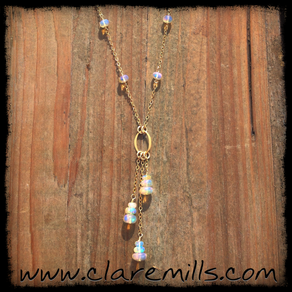 Ella Ethiopian Opal Necklace