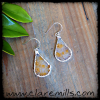 Citrine Druzy Earrings
