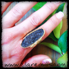 Nila Brown Druzy Ring