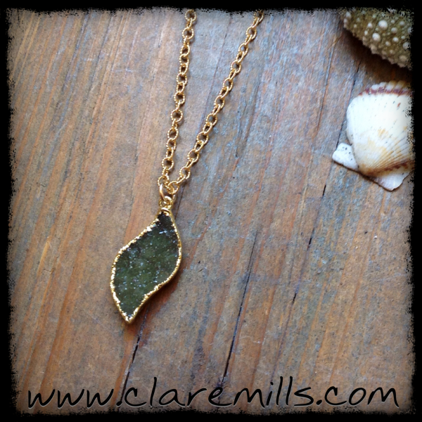 Hunter Druzy Necklace