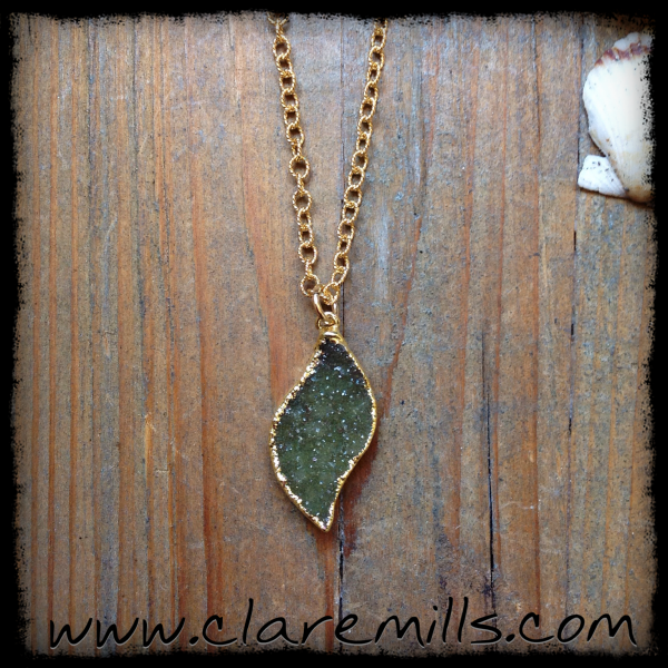 Hunter Druzy Necklace