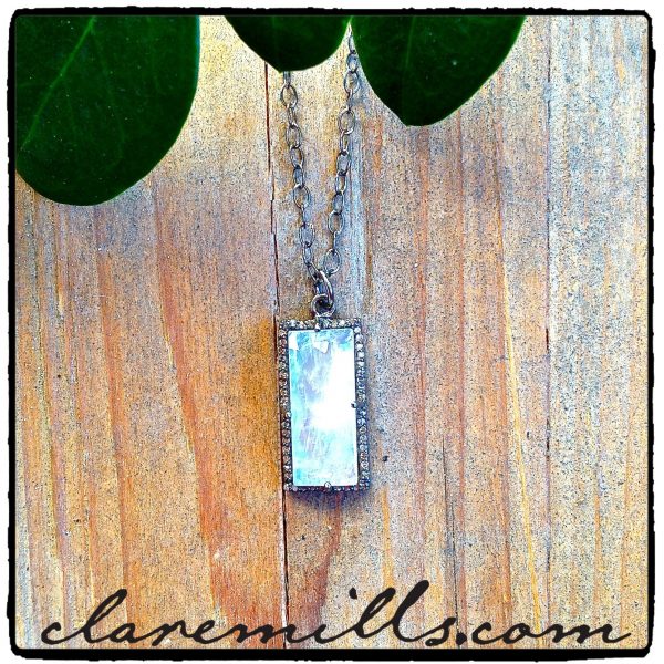 Champagne Diamond and Moonstone Necklace II