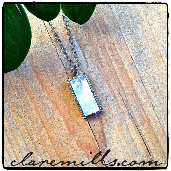 Champagne Diamond and Moonstone Necklace II