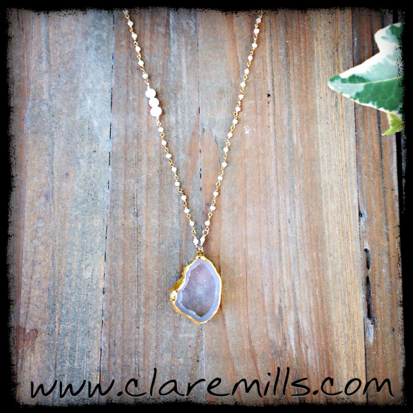 Mod Geode Necklace