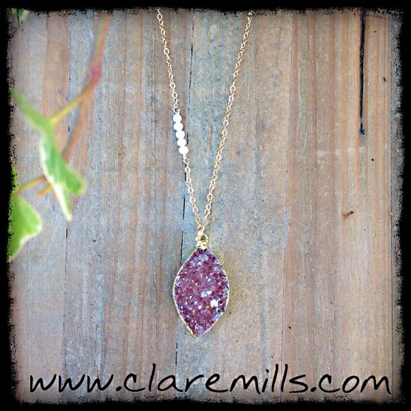 Mica Druzy Necklace