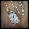 Our Lady of Carmel & Sacred Heart of Jesus Antique Necklace
