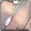 Quartz and Chalecedony Necklace