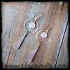 Rose Quartz and Druzy Earrings