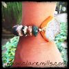 Speckled Druzy on African Jasper