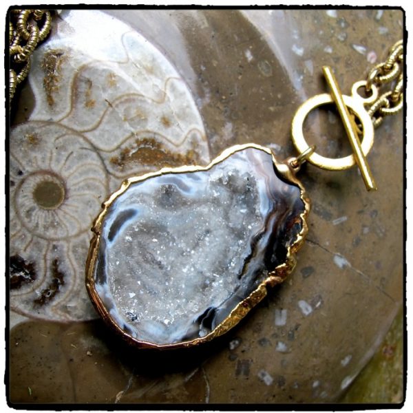 Agate Slice Necklace