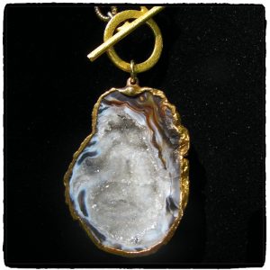 Agate Slice Necklace