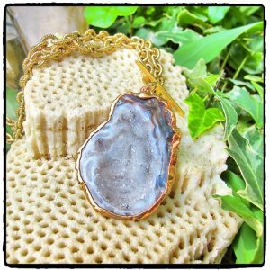 Agate Slice Necklace