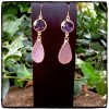 Amethyst Druzy Earring
