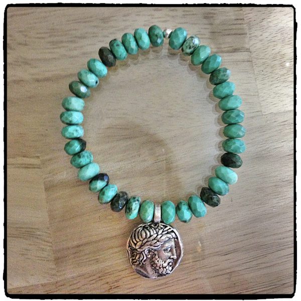 Roman Chrysoprase Bracelet